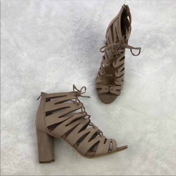 Madden Girl Shoes - Madden Girl suede lace up booties, 9